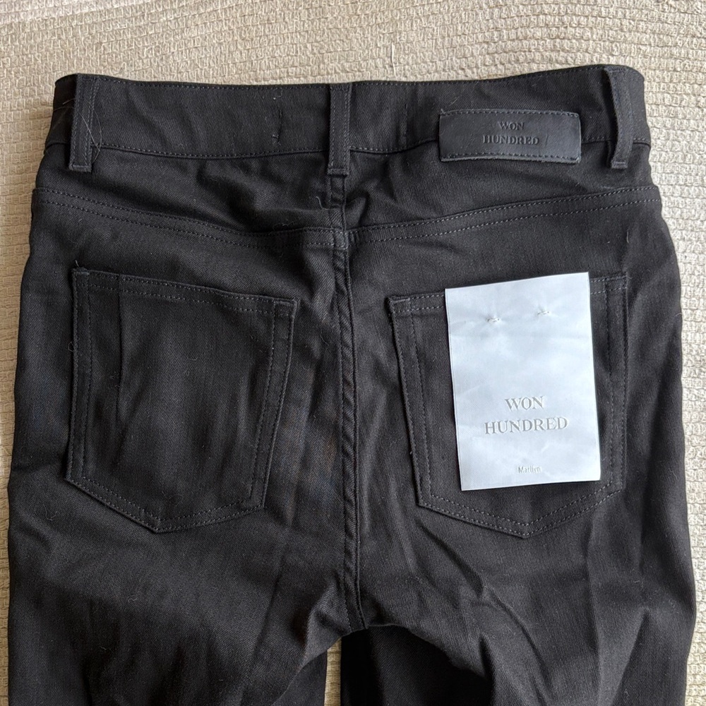 Won Hundred Women's Black Skinny Jeans